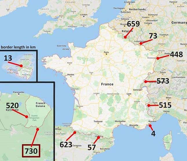 Imagen para el artículo titulado La frontera más larga de Francia es la que limita con Brasil