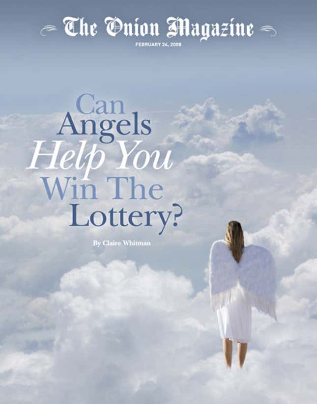 Image for article titled Can Angels Help You Win The Lottery?