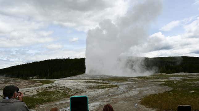Who wants to boil a turkey in Old Faithful next?
