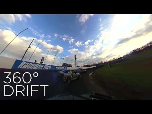 This 360 Video Puts You Behind the Wheel of a Formula Drift Race Car