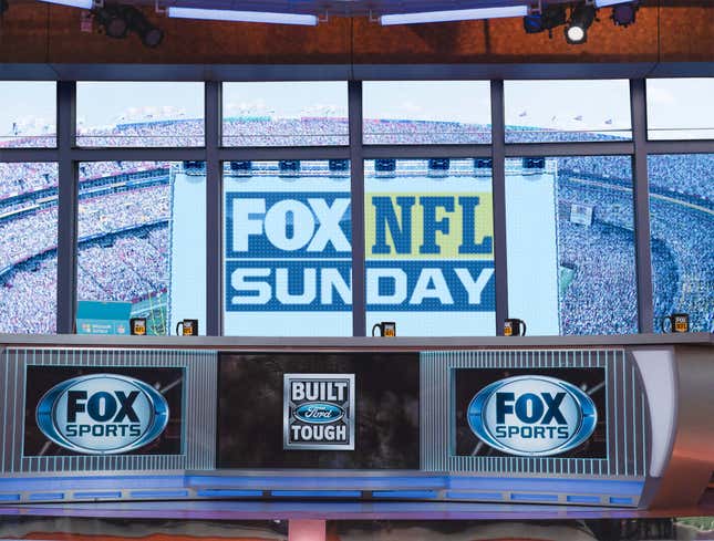 Image for article titled Fox Preempts Jets-Redskins Game In First Quarter For More Exciting Shot Of Empty ‘NFL Sunday’ Studio