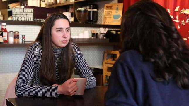 Image for article titled Report: Nearby Conversation Definitely Just Got Quiet To Prevent You From Hearing It
