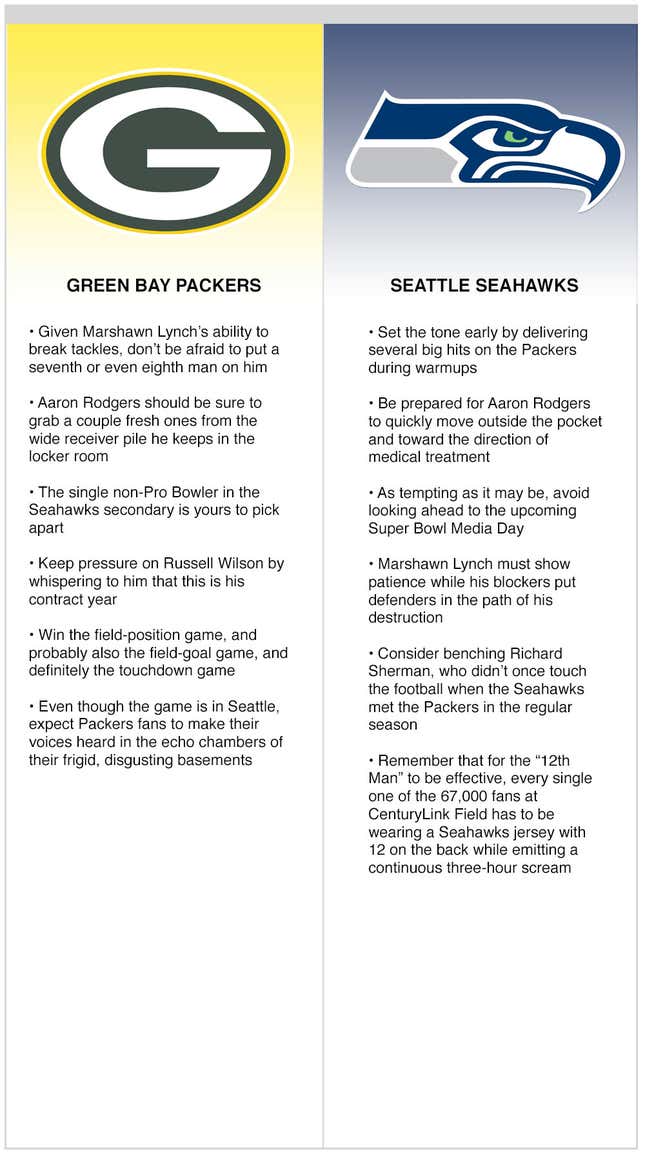 Image for article titled Keys To The Matchup: Packers vs. Seahawks