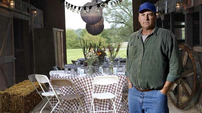 Image for article titled Farmer Chases Fifth Wedding Party Out Of Barn This Month