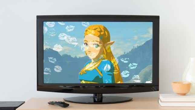 Image for article titled Disappointing: Experts Are Now Telling Us That All The Big Kisses We Did To The TV Screen While Princess Zelda Was On Never Got Through To Her