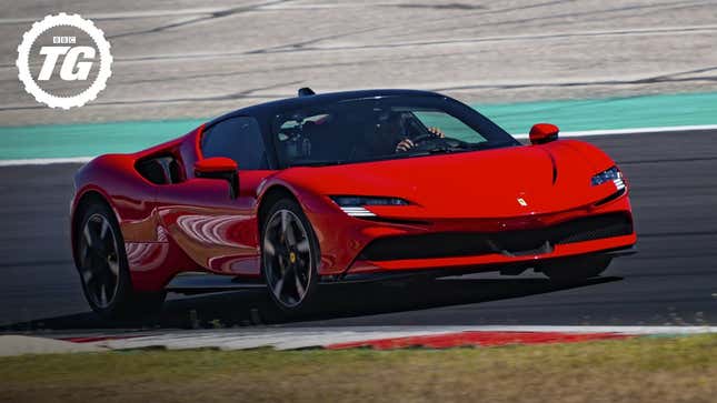 Image for article titled Ferrari SF90 Stradale Beats Every Other Ferrari To Set A Record &#39;Top Gear&#39; Lap Time