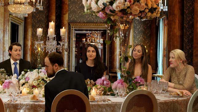 Image for article titled Meghan Markle’s College Friends Stuck At Table With Sickly Habsburg Cousins