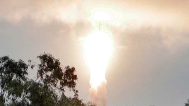 India’s first moon mission launch in 2008.