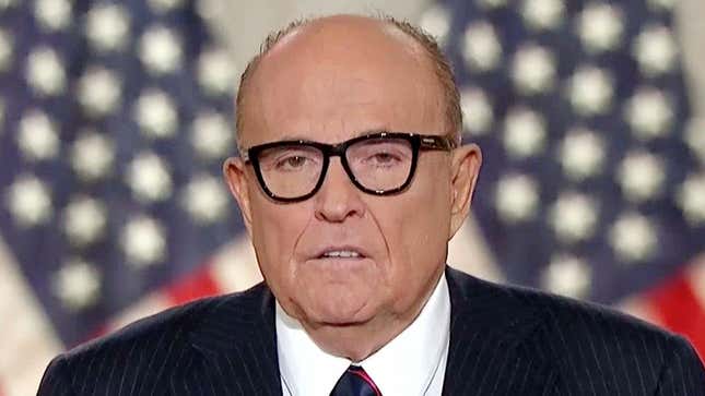 Image for article titled Rudy Giuliani Releases Video Of Himself Masturbating To Show What It Would Actually Look Like