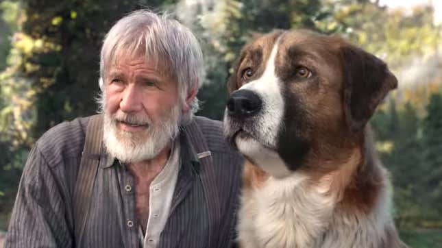 Image for article titled I Am Extremely Here for This Clip of Harrison Ford Playing With a CGI Dog