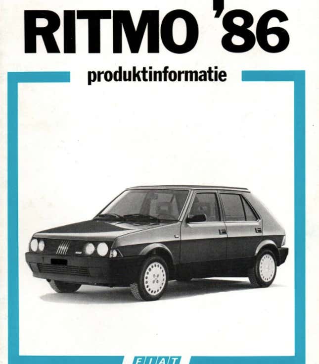 Image for article titled The Fiat Ritmo Was The Best-Looking Cheap Hatchback Of The Late 1970s. Fight Me