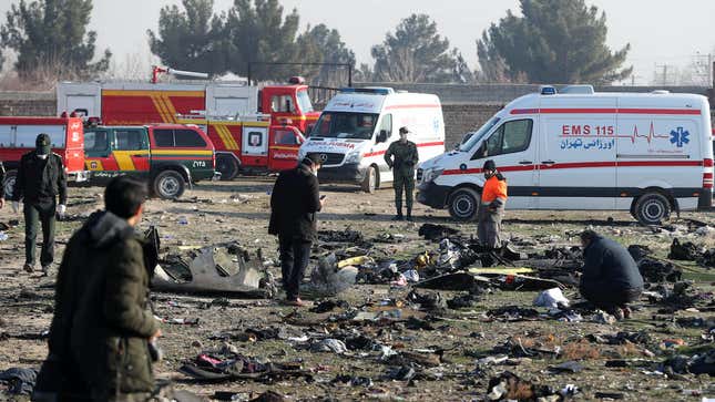 Imagen para el artículo titulado Fuentes del Pentágono dicen que Irán derribó el avión de Ukraine Airlines por error
