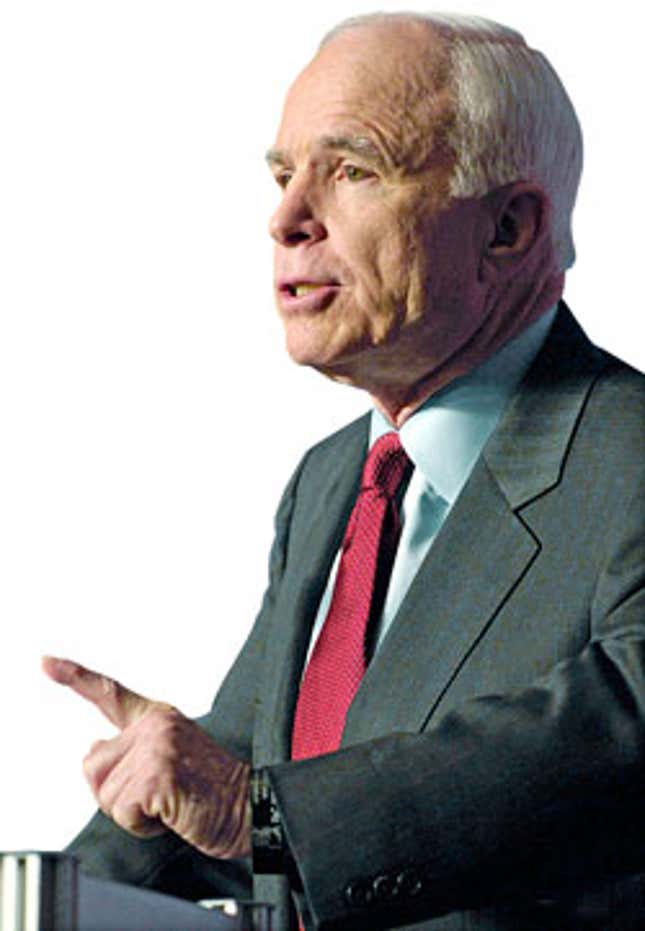 Image for article titled McCain&#39;s Running Mate