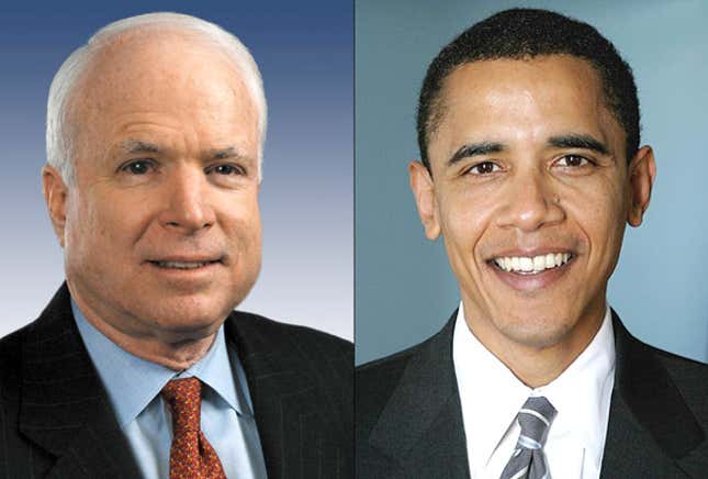 Just by looking at them, it's clear to you that your guy is the only sane choice.