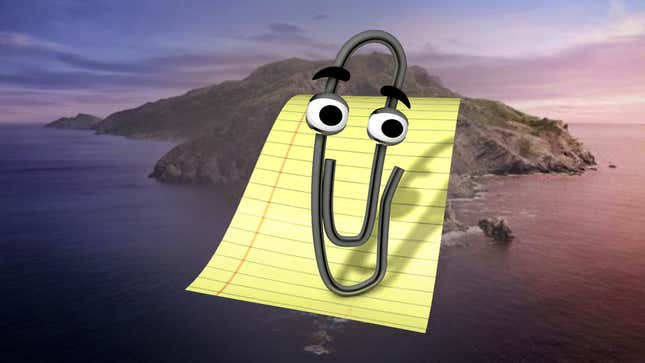 Image for article titled This App Resurrects Clippy on MacOS