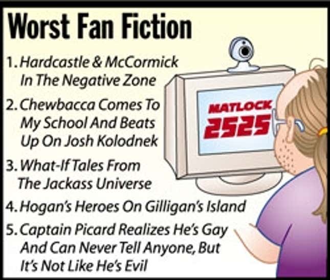 Image for article titled Worst Fan Fiction