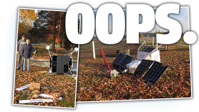 Image for article titled &#39;Satellite&#39; Falls From Sky And Crashes In Michigan Yard