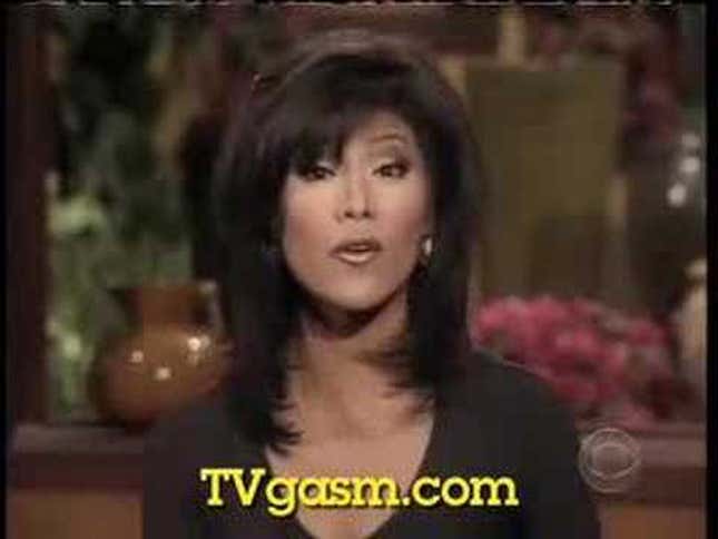 Sunday Night Sign-Off: Julie Chen, Butt First