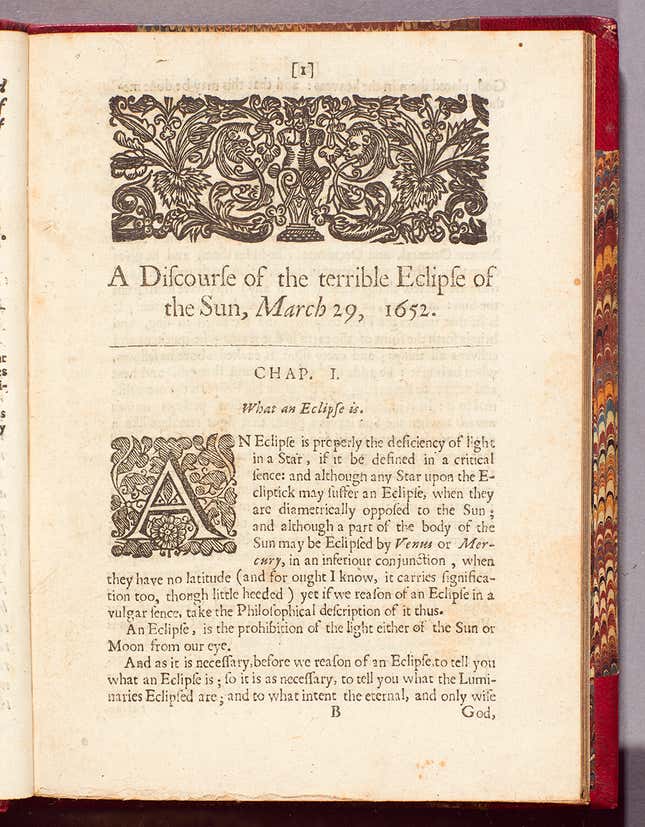 Image Courtesy of Jay Pasachoff, via The Huntington Library Catalogue; On Display at ArtCenter