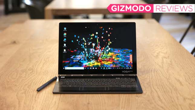 Image for article titled Lenovo&#39;s Dual-Screen Yoga Book Is Painfully Close to a Breakthrough