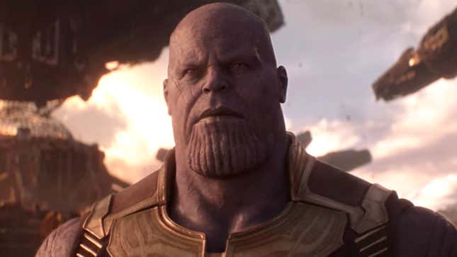 Image for article titled New ‘Avengers’ Fan Theory Suggests Key To Beating Thanos Could Be Nothing Because He Not Real And None Of This Exists