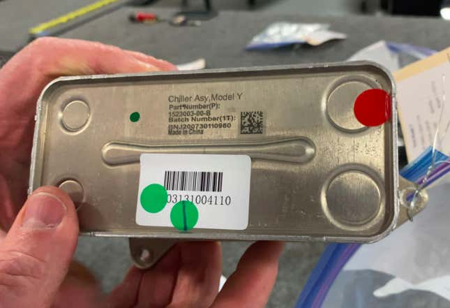 Image for article titled The Tesla Model Y's Octovalve And Cooling System Manifolds Are Simply Amazing