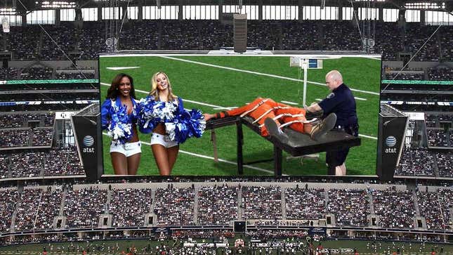 Image for article titled Dallas Cowboys Halftime Show Features Execution Of Texas Prisoner