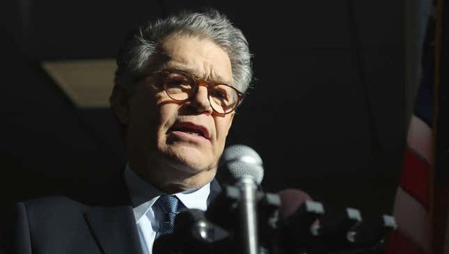 Image for article titled Al Franken: ‘I’m Deeply Sorry For My Hilarious Actions’