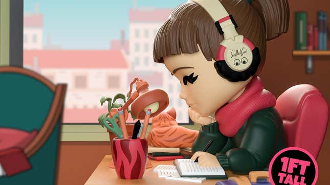Image for article titled Lo-Fi Chill Beats Anime Girl Now A Collectible Statue
