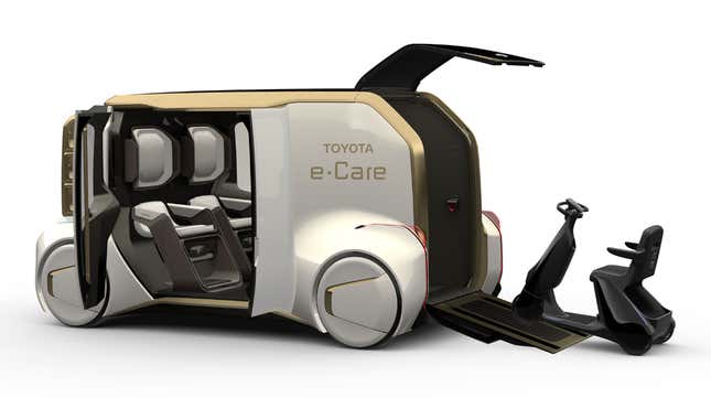 Image for article titled Toyota Goes All-Out Bonkers At The Tokyo Motor Show With Robots And Flying Brooms