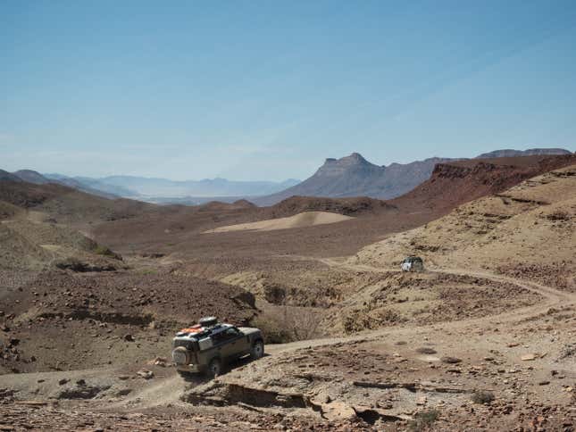 Image for article titled The 2020 Land Rover Defender Kaokoland Expedition: Epic Images Only