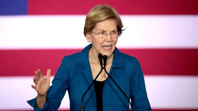 Image for article titled Warren Tells Supporters To Cut That Pinterest Shit Out, This Is Serious