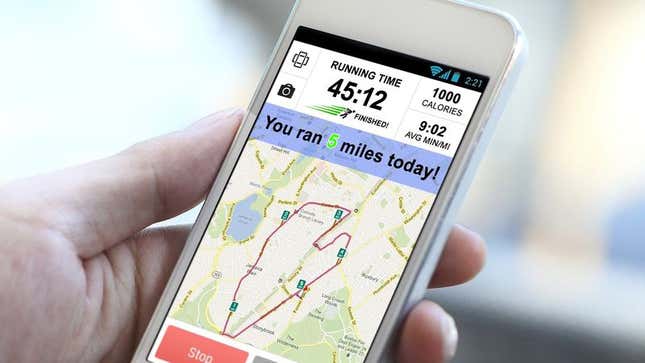 Image for article titled Popular New Exercise App Just Tells Users They Ran 5 Miles A Day No Matter What