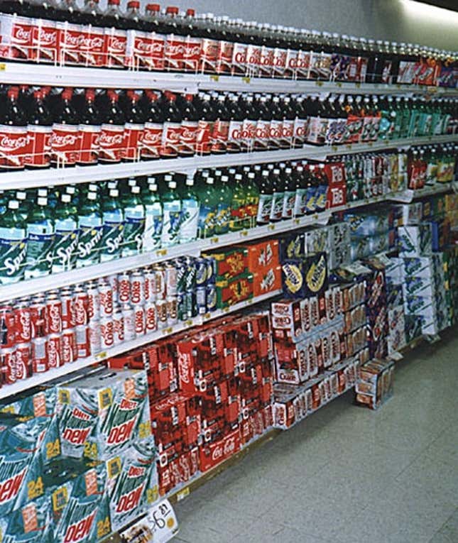 An example of the planet Earth's rich abundance and seemingly limitless diversity of consumer products.