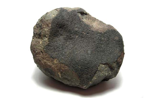 Uno de los meteoritos hallados en Allende en 1969.