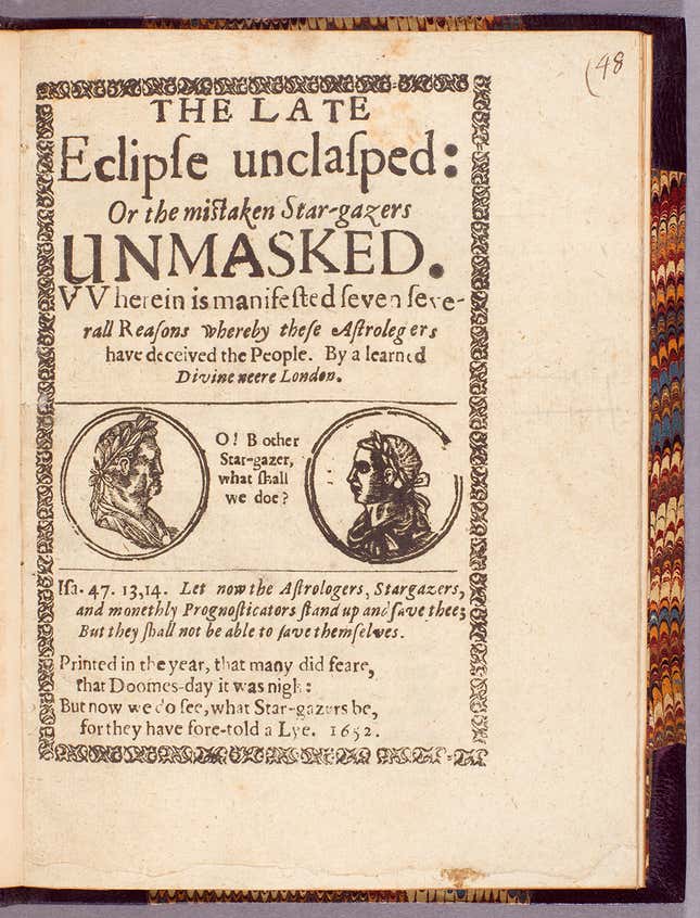 Image Courtesy of Jay Pasachoff, via The Huntington Library Catalogue; On Display at ArtCenter