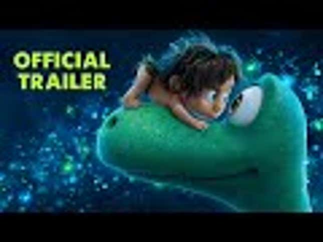 The new trailer for <i>The Good Dinosaur </i>has words and roars