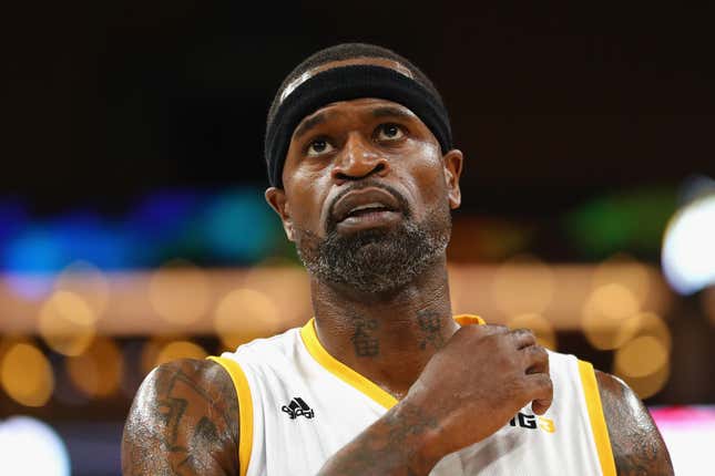 Image for article titled Former NBA Star Stephen Jackson Devastated By the Loss of His &#39;Twin&#39; George Floyd