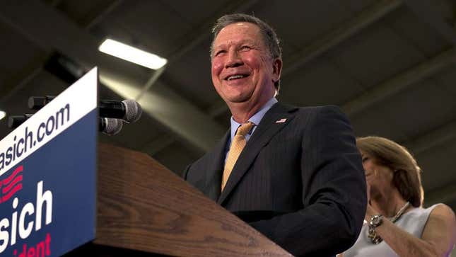 Image for article titled Kasich Trying To Find Other States Where He Is Beloved Multi-Term Governor