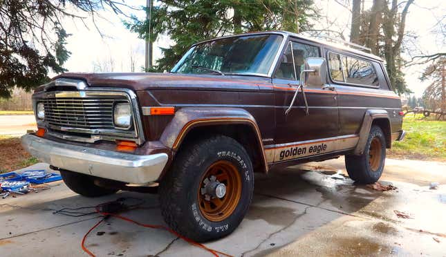 Image for article titled How I Finally Got My Glorious 1979 Jeep Cherokee Golden Eagle Back On The Road