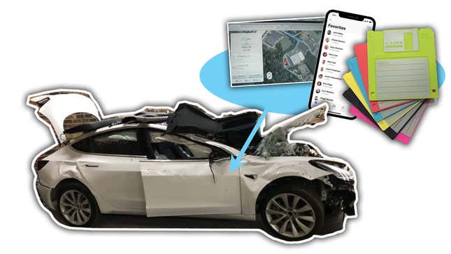 Image for article titled Wrecked Teslas Are Full of Sensitive Data and So Are Most Modern Cars