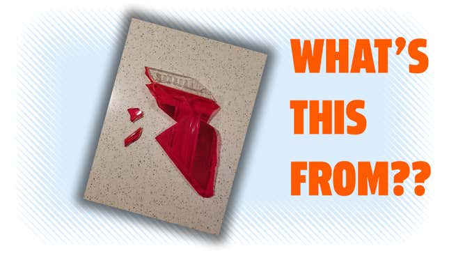 Image for article titled Can You ID This Shattered Tail Light From A Parking Garage Accident?