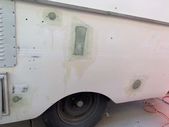 Image for article titled My 40-Year-Old Travel Trailer Needed More Work Than I Thought To Look Good Again