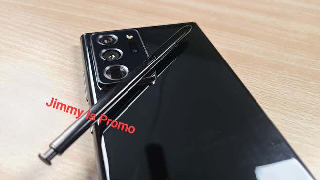 Image for article titled Our First Look at Samsung&#39;s Galaxy Note 20 Ultra Appears to Confirm Almost Every Design Rumor