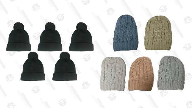   Knit Caps (5-Pack) | $15 | SideDeal 