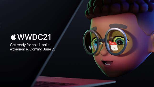 Image for article titled Apple&#39;s WWDC 2021 Is Happening on June 7 as an Online-Only Event