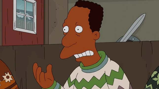 Carl Carlson from The Simpsons.
