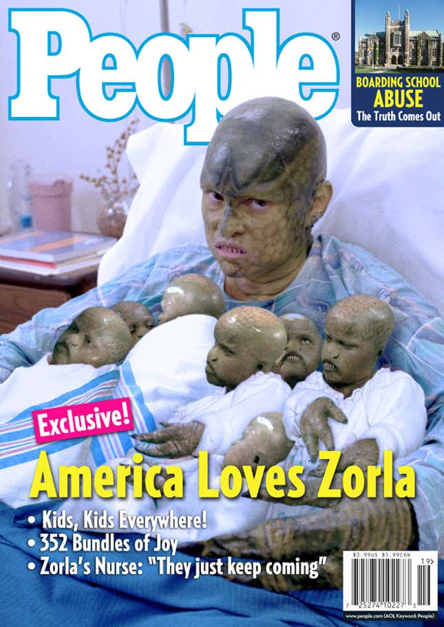 Image for article titled "Zorla Mania" Sweeping America