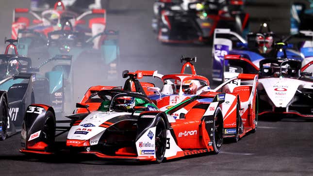 Image for article titled It&#39;s Confirmed: Formula E Needs More Night Races