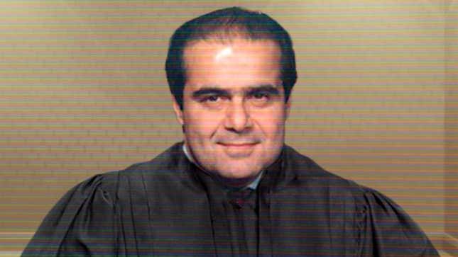 A 50-year-old Scalia delivers some of his best material on the Equal Protection Clause in this video still from his 1986 audition. 
